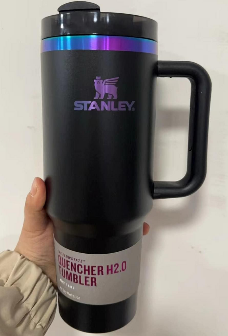 Stanley Black Chroma Collection FlowState Quencher  40oz Tumbler