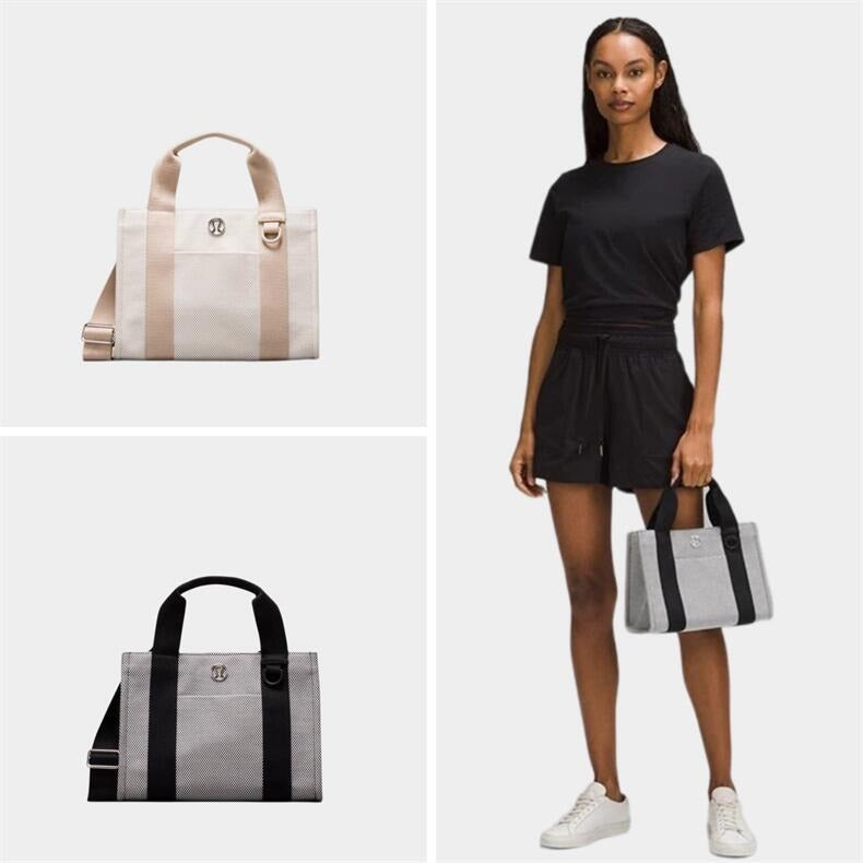 Lululemon Two-Tone Canvas Tote Bag Mini 4.5L