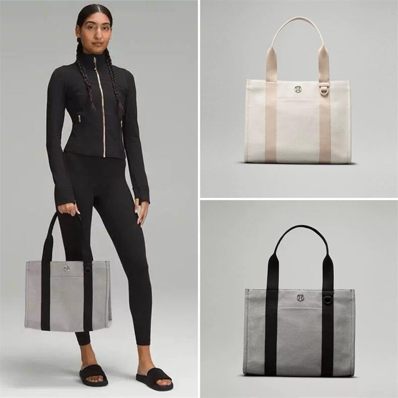 Lululemon two-Tone Canvas Tote Bag 10L