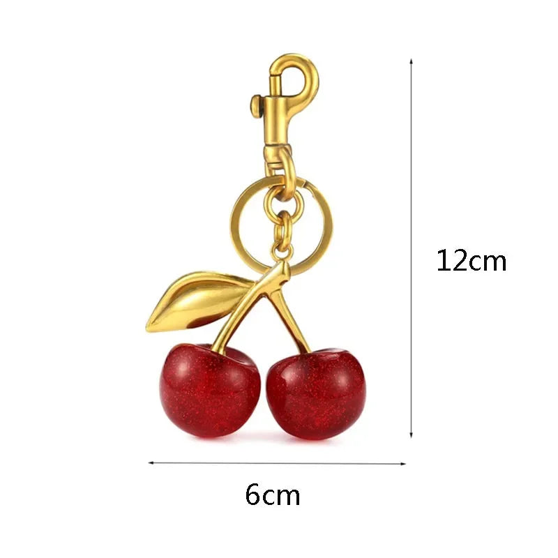 Women's Cherry Bag Charm