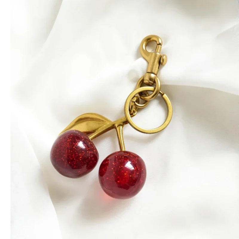 Women's Cherry Bag Charm