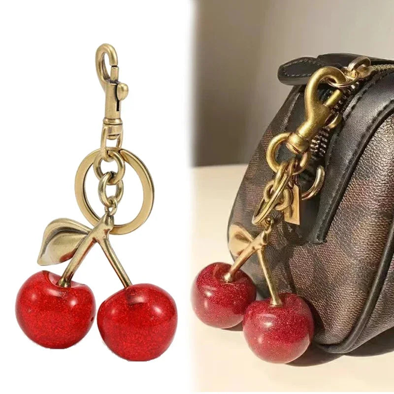 Women's Cherry Bag Charm