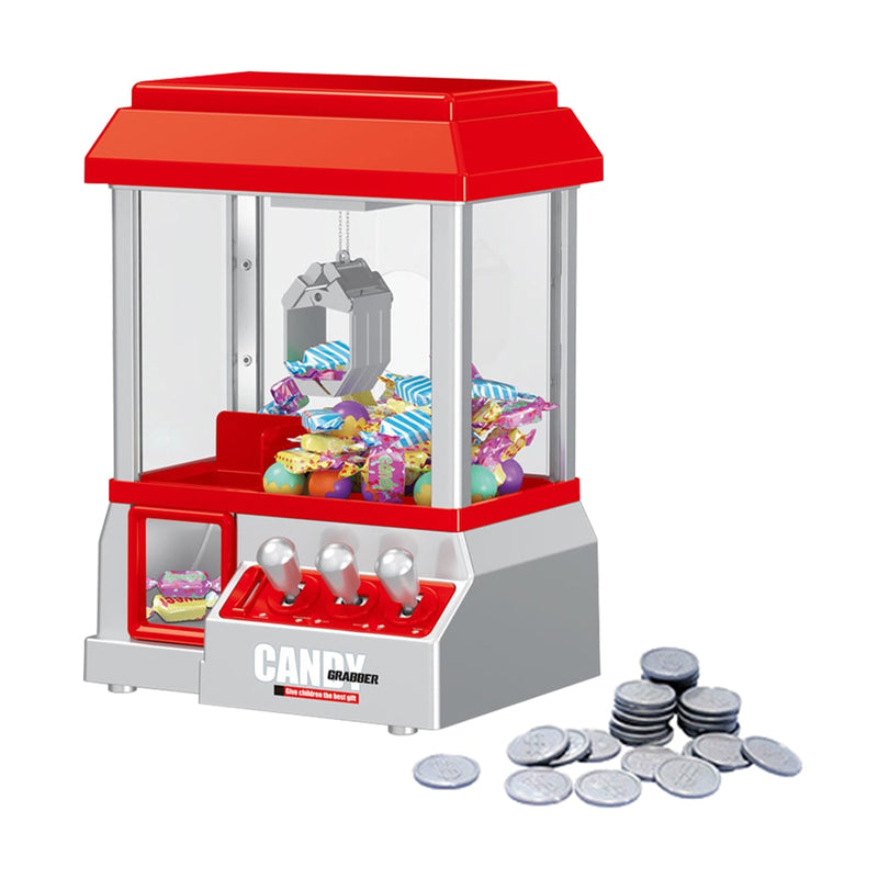 Claw Machine Arcade Game Candy Grabber & Prize Dispenser Vending Machine Toy for Kids