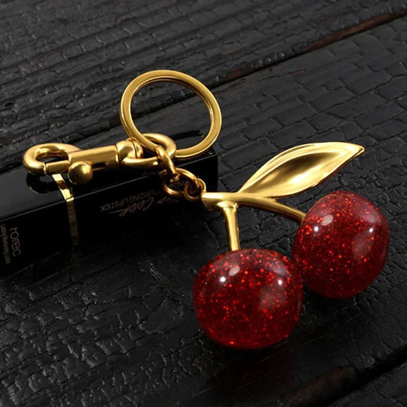 Women's Cherry Bag Charm