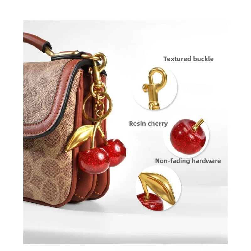 Women's Cherry Bag Charm