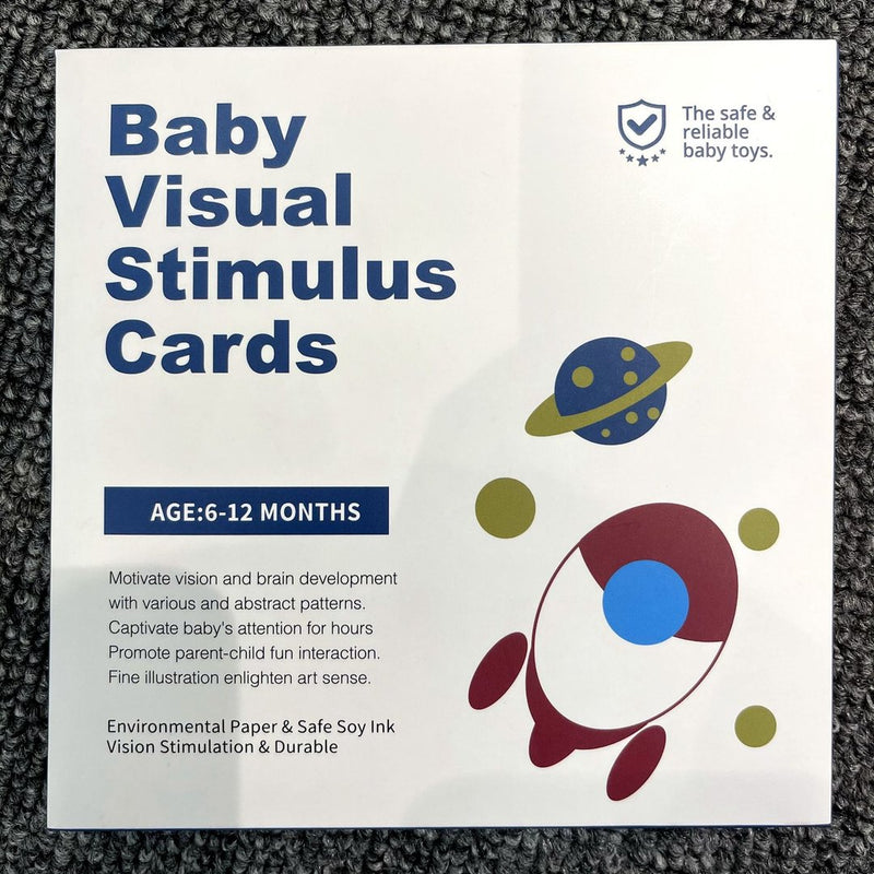 FlashCards For Baby Visual Sensory Development Stimulation Cards