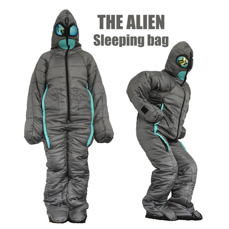 Wearable Sleeping Bag Alien Walking  Full Body Sleeping Pouch