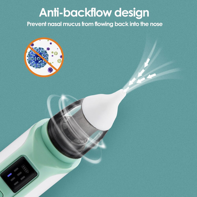 Electric Baby Nasal Aspirator Safe Comfortable  Hygienic Silicon Nose Cleaner Aspirator