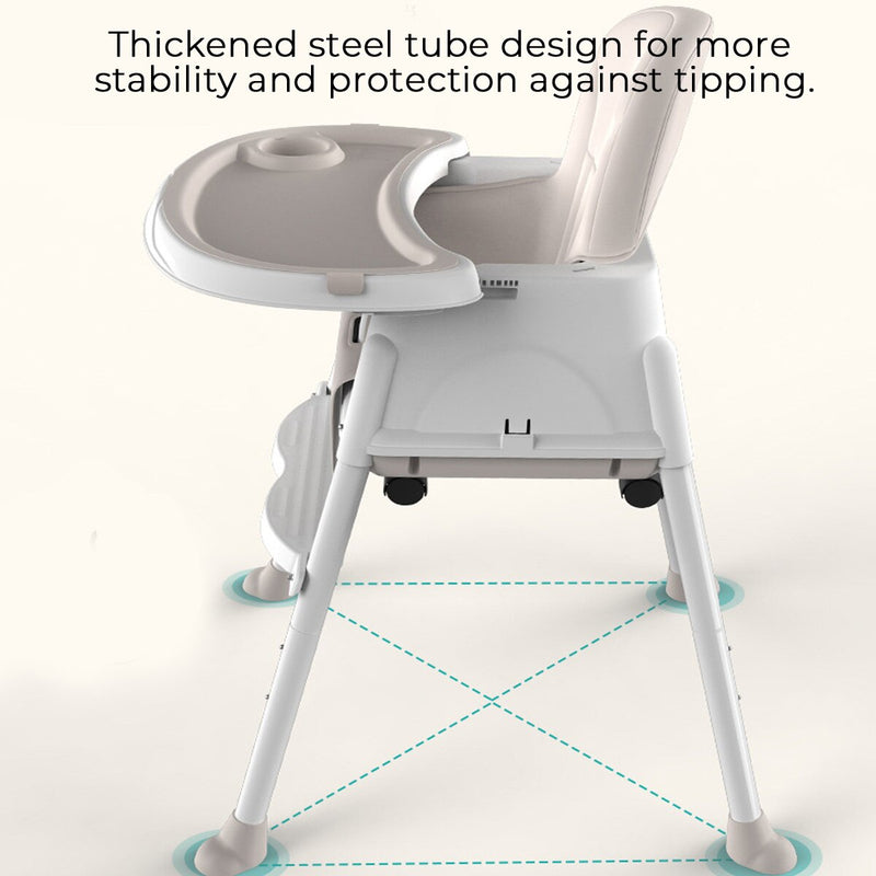 Baby Portable  High Chair Adjustable  Baby Toddler Feeding Chair