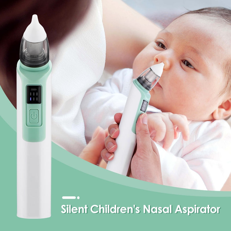 Electric Baby Nasal Aspirator Safe Comfortable  Hygienic Silicon Nose Cleaner Aspirator