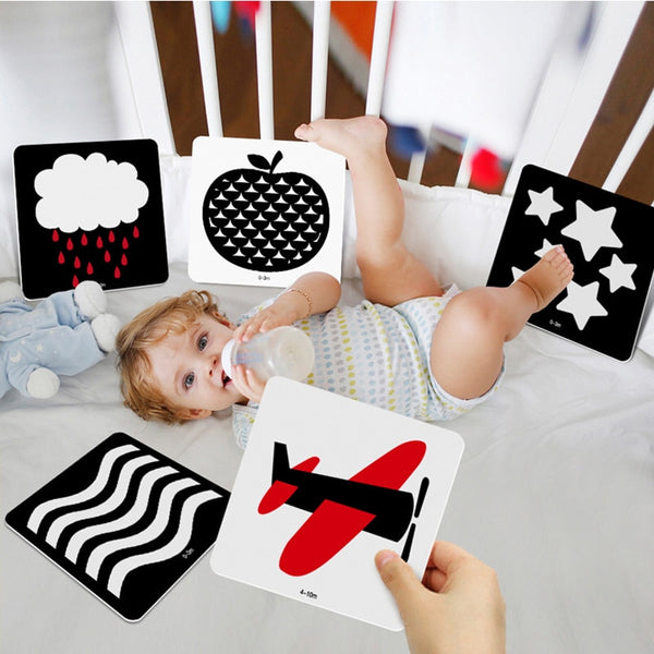FlashCards For Baby Visual Sensory Development Stimulation Cards