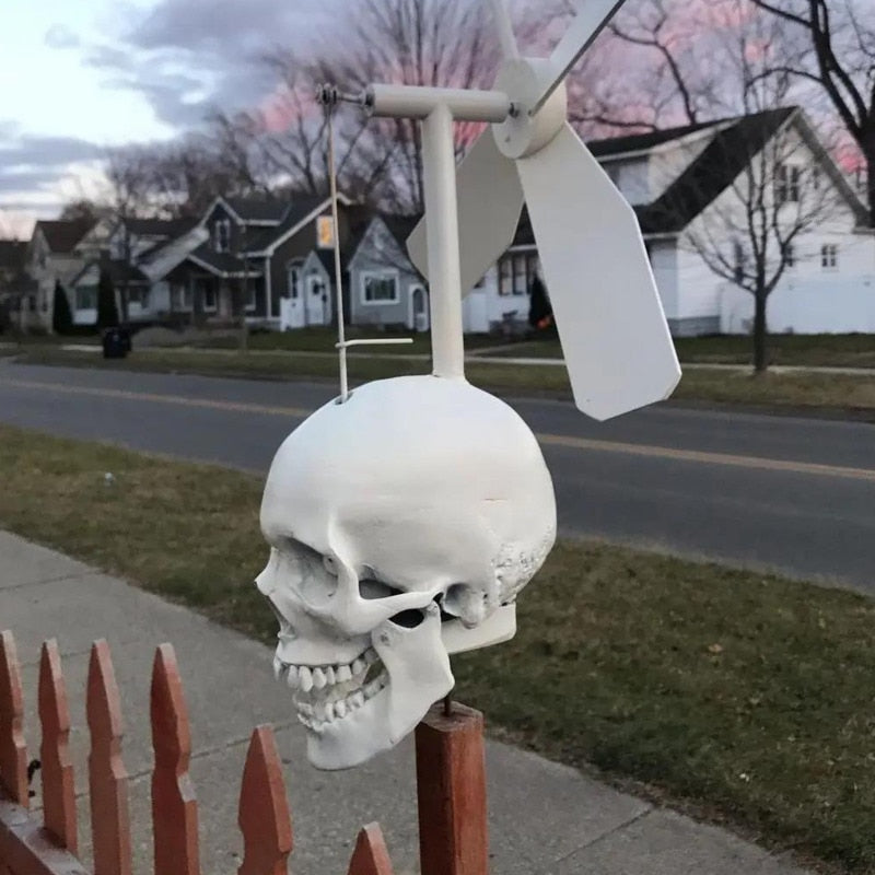 Skull Whirligig Windmill