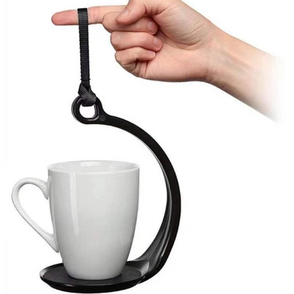 No Spill Cup Holder With Lanyard, Portable Anti-shaking Cup Mug