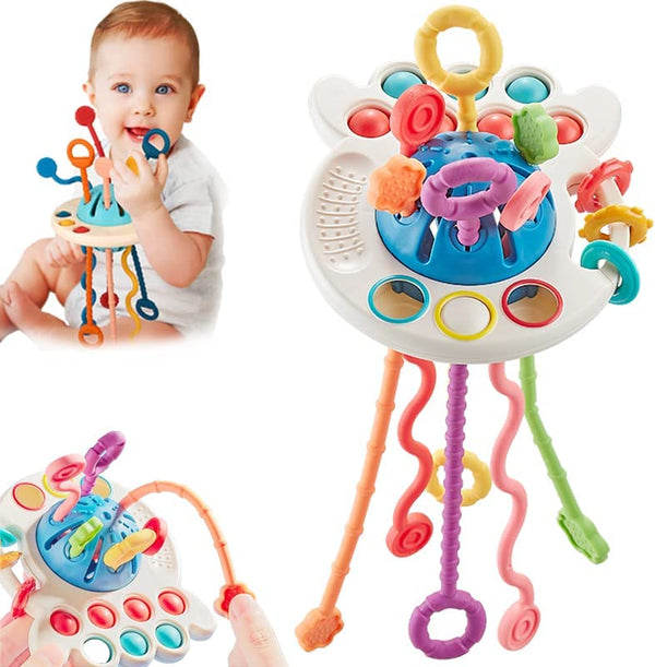 Montessori UFO Silicone Pulling Toy