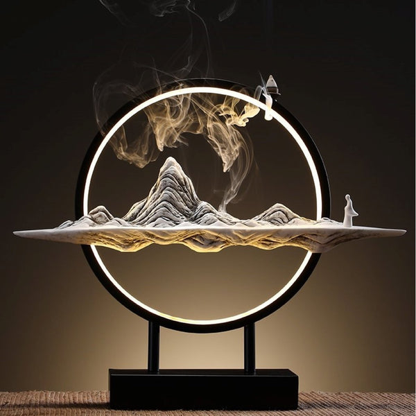 The Mountain Incense Burner Table Lamp